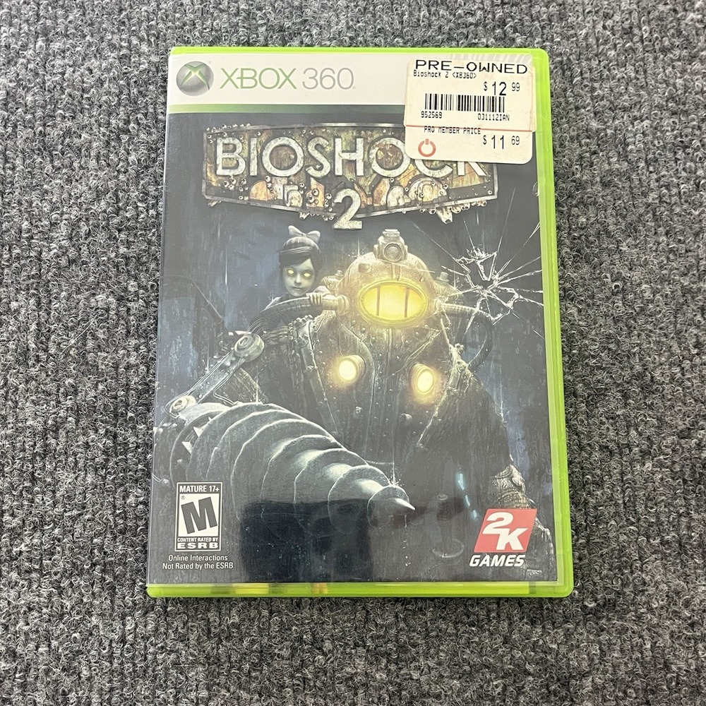 BioShock 2 (Microsoft Xbox 360, 2010) - CIB TESTED Working Condition